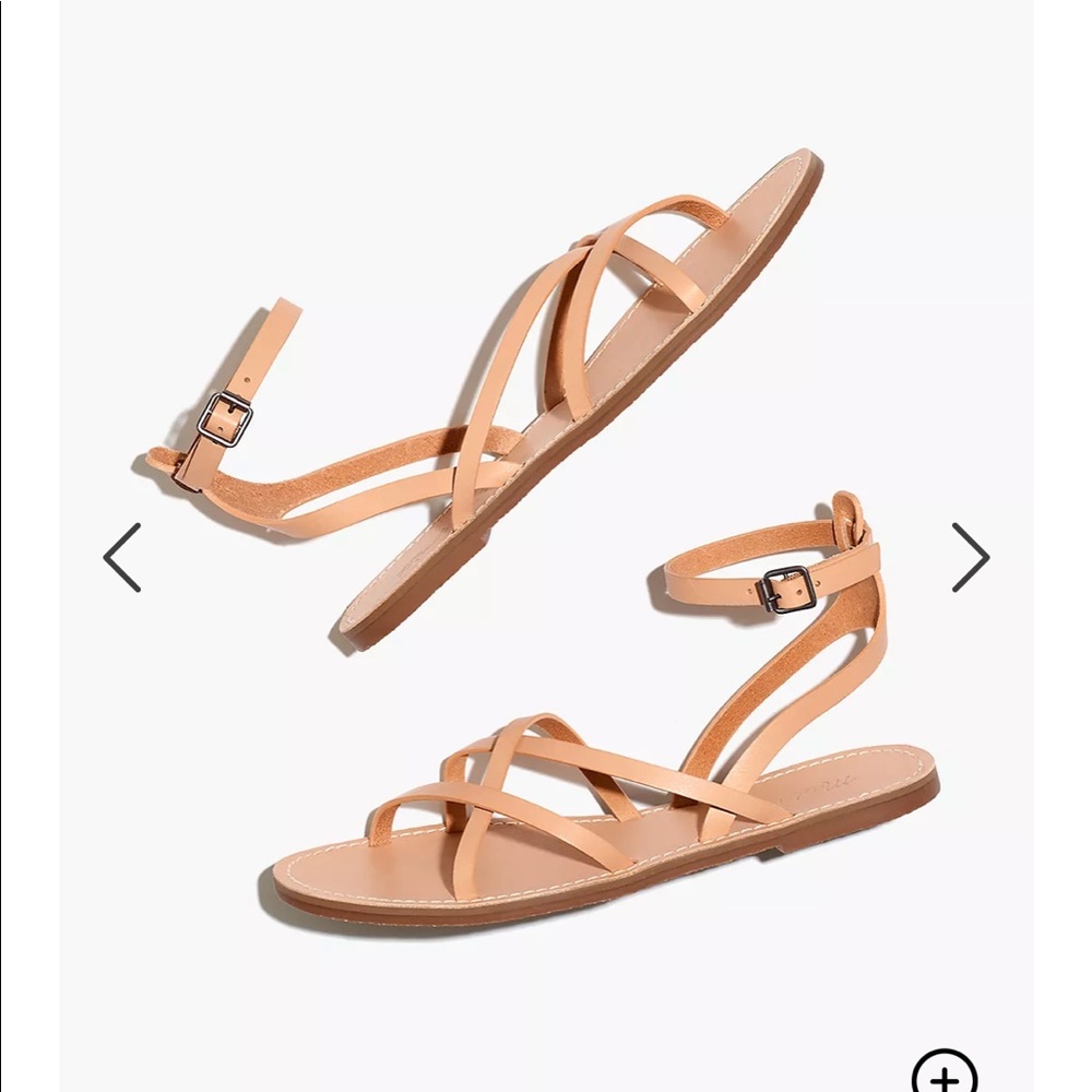 NWOT Madewell Boardwalk Skinny Strap Sandal